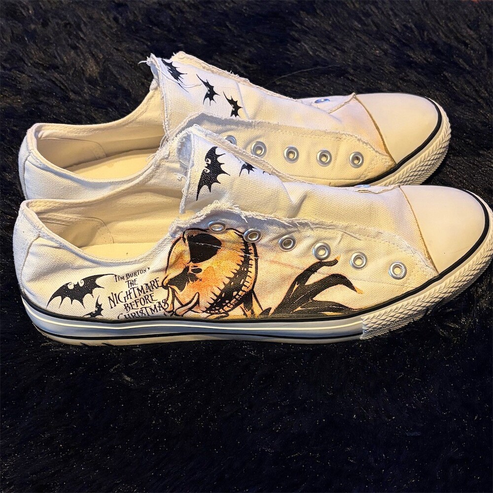 Disney Store Jack Skellington Nightmare Before Christmas Sneakers White 11